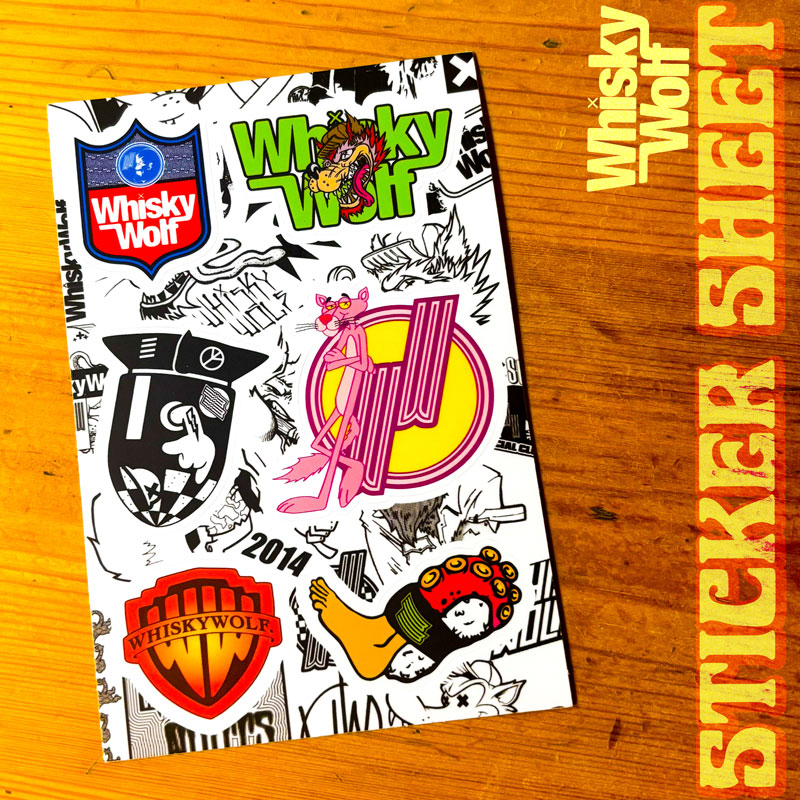 WhiskyWolf Sticker Sheet