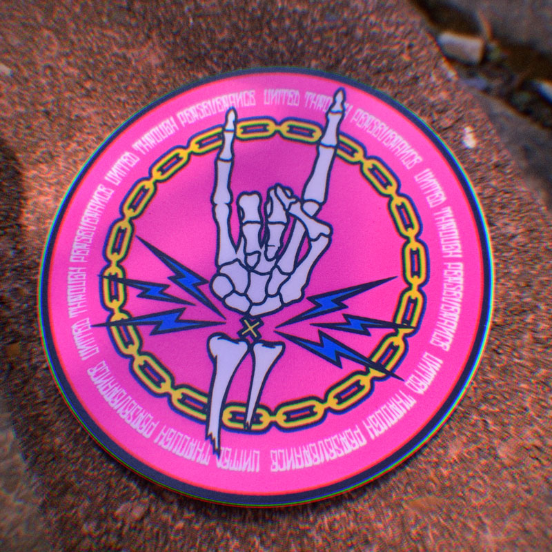 United Through Perseverance - Wrist Sticker