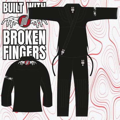 Built With Broken Fingers - Jiu Jitsu Gi